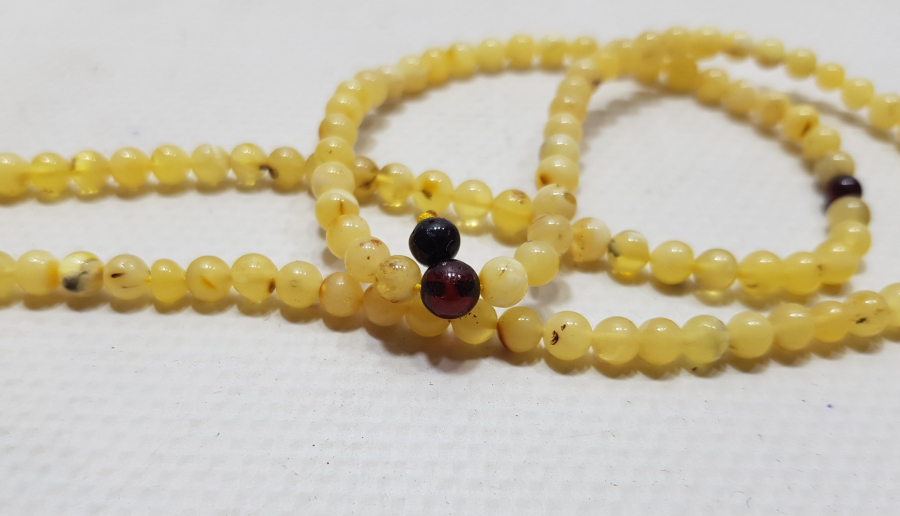 ANTİKA DAMLA KEHRİBAR KOLYE - GERDANLIK