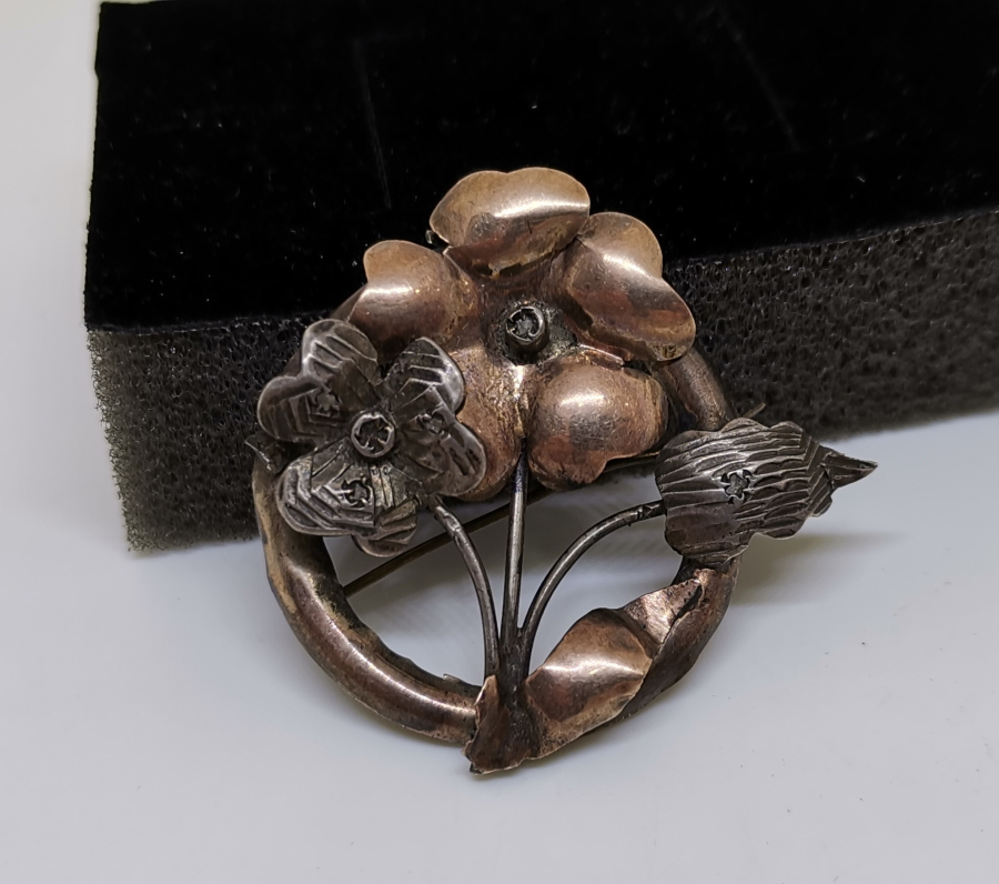 OSMANLI DÖNEM ELMAS TAŞLI ALTIN BROŞ KOLYE