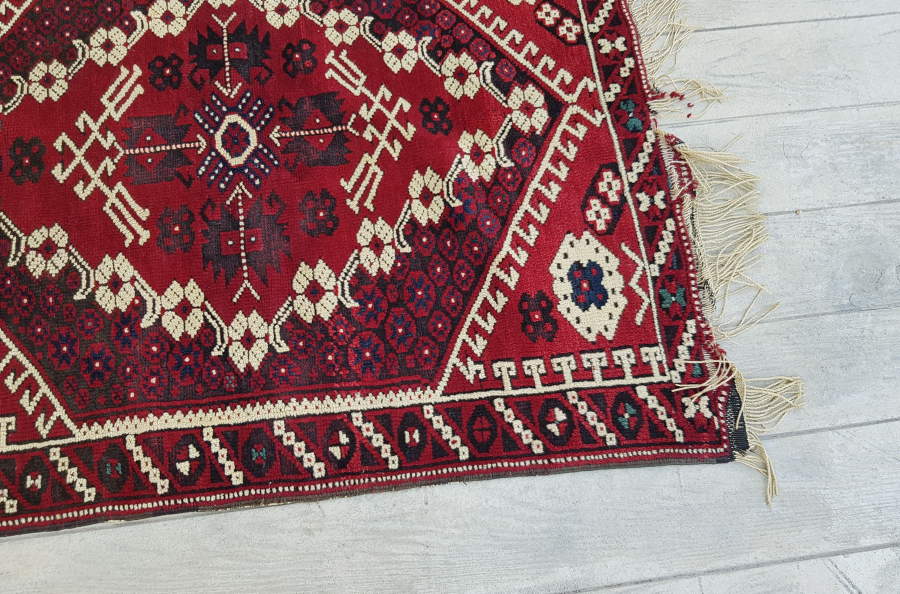 OSMANLI DÖNEMİ ÇOK NADİR KIZ BERGAMA HALISI