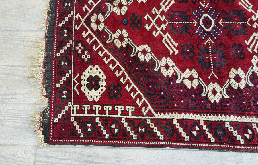 OSMANLI DÖNEMİ ÇOK NADİR KIZ BERGAMA HALISI