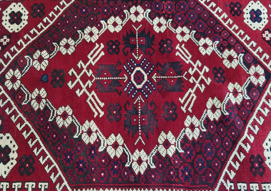 OSMANLI DÖNEMİ ÇOK NADİR KIZ BERGAMA HALISI