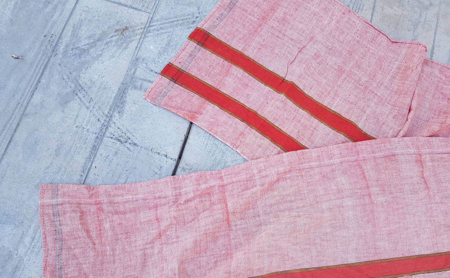 OSMANLI DÖNEMİ ÇOK NADİR YÖRÜK İŞİ ÇİFT ÇİZGİ GELİN KUŞAĞI 