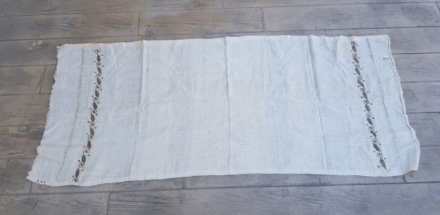 OSMANLI DÖNEMİ SIRMALI BURSA İŞİ NADİR MİNARELİ HAVLU