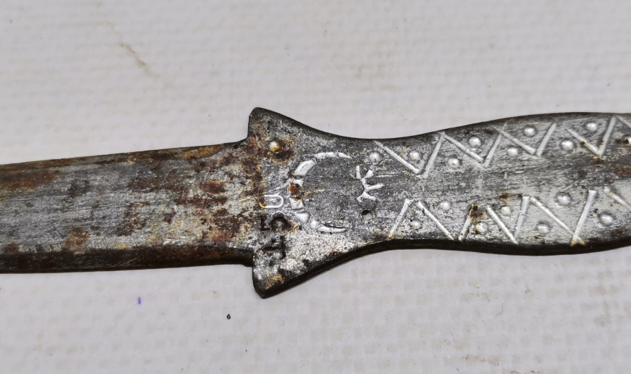 ÜZERİ AY YILDIZLI OSMANLI DÖNEMİ BURSA İŞİ ZARF AÇACAĞI