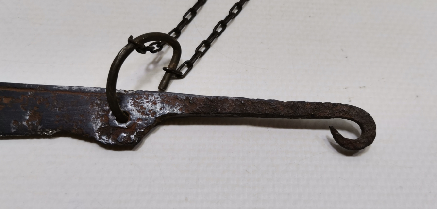 ÜZERİ OSMANLICA YAZILI KAMA FORMUNDA YAPILMIŞ ÇOK NADİR SÜVARİ KAV ÇAKMAĞI