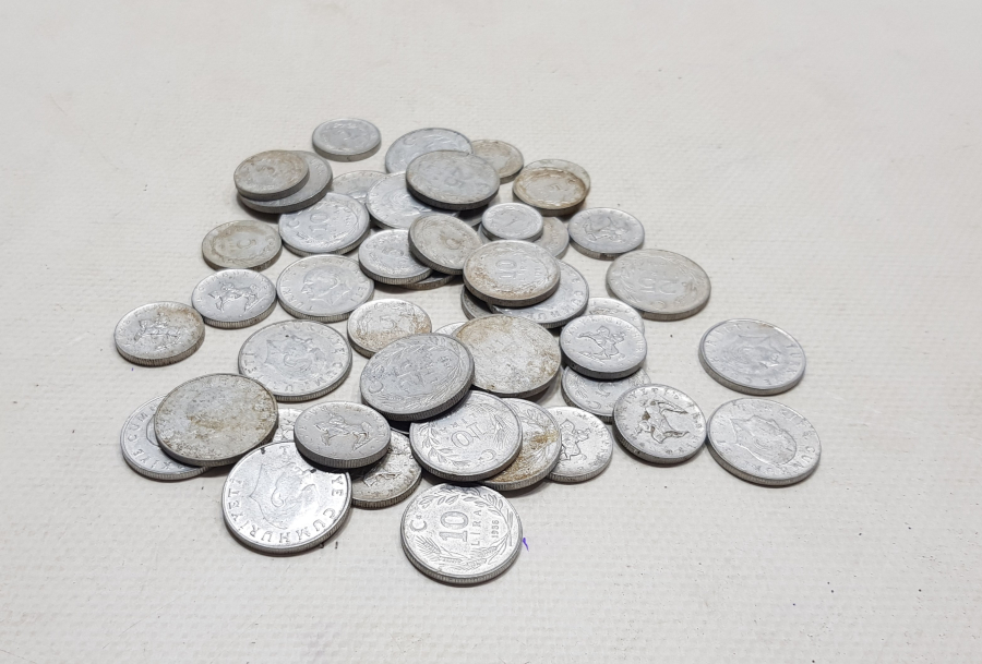 1985-86 YILLARI ANTİKA METAL PARA LOTU