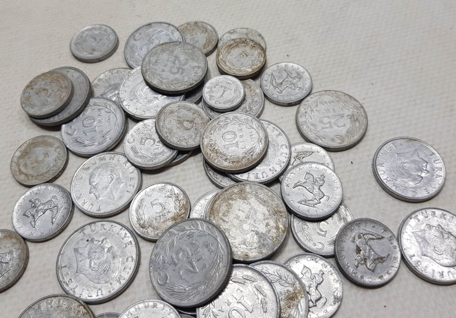 1985-86 YILLARI ANTİKA METAL PARA LOTU