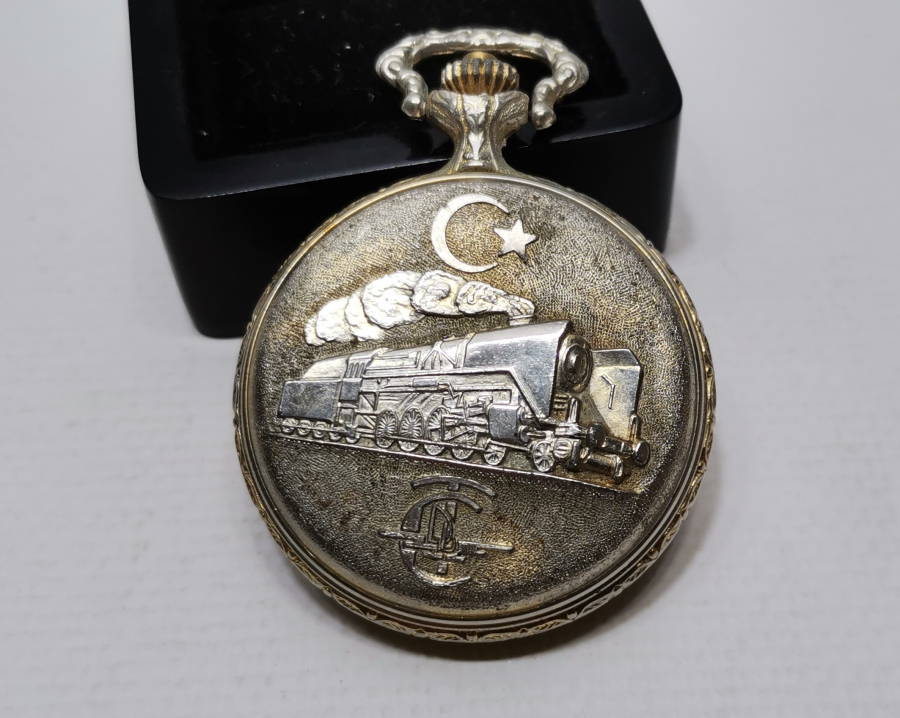 DELTA MARKA KURMALI ANTİKA CEP SAATİ