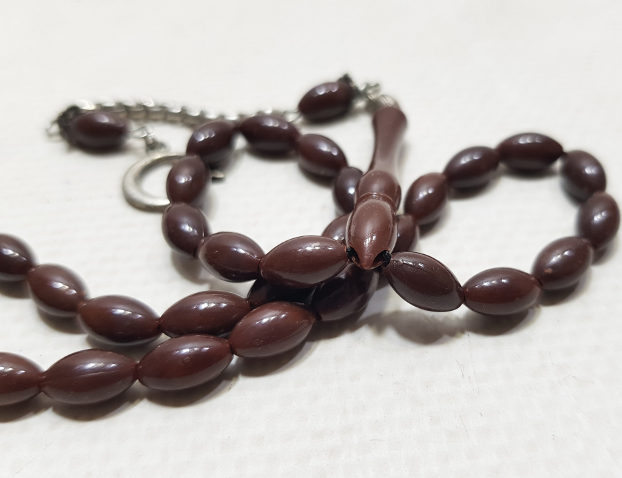 GÜMÜŞ PÜSKÜLLÜ KUKA TESPİH