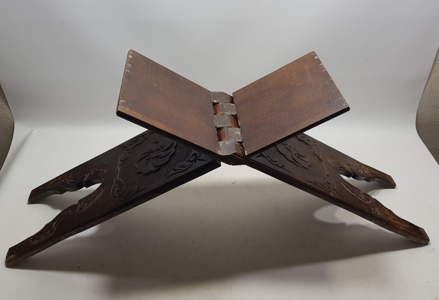 MARAŞ İŞİ EL YAPIMI ANTİKA İŞLEMELİ BÜYÜK BOY RAHLE