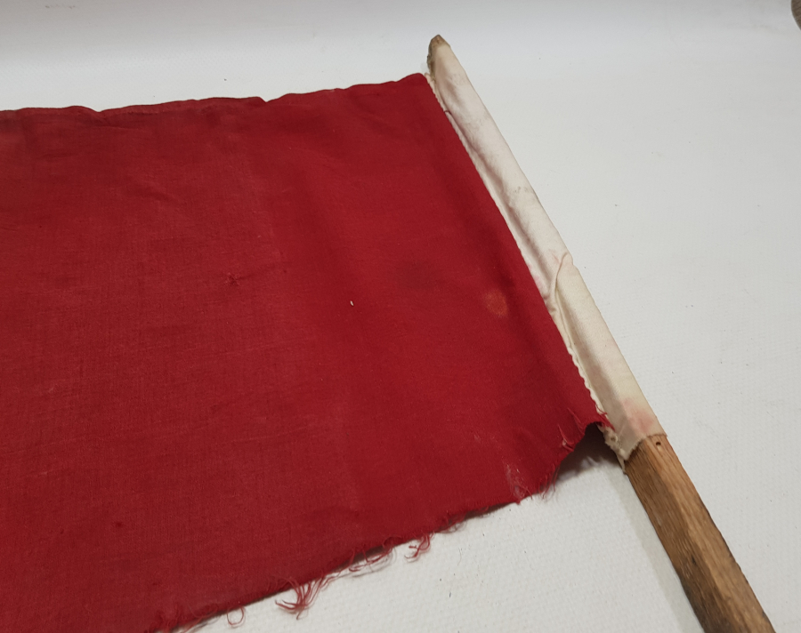 ORJİNAL SOPASIYLA OSMANLI DÖNEMİ ÇOK NADİR BAYRAK