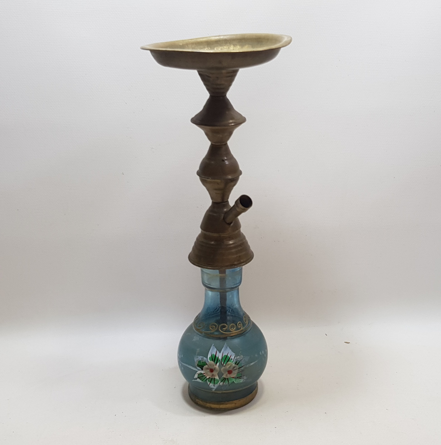 OSMANLI DÖNEMİ EL BOYAMA SÜLEYMANİYE İŞİ NARGİLE