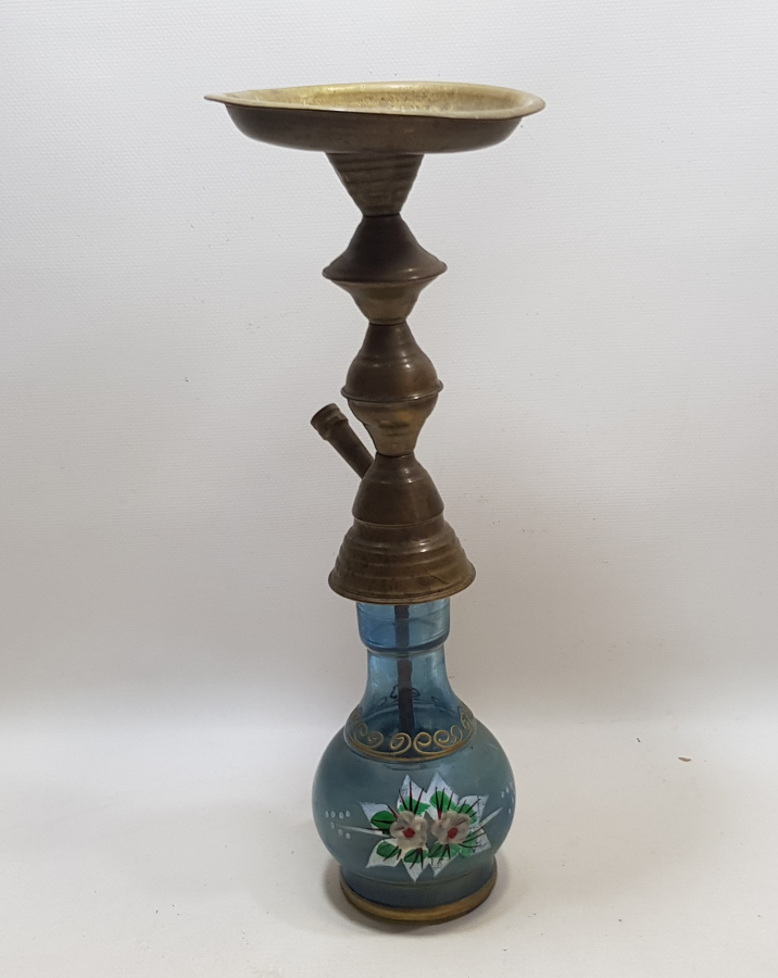 OSMANLI DÖNEMİ EL BOYAMA SÜLEYMANİYE İŞİ NARGİLE