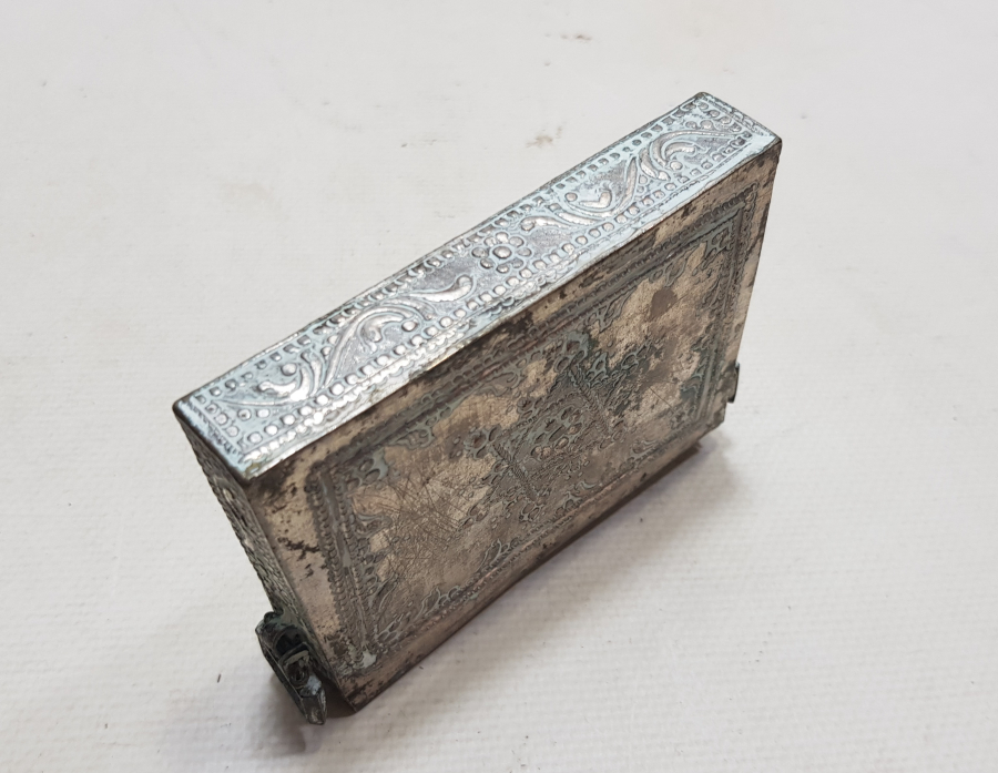 OSMANLI DÖNEMİ GÜMÜŞ ENAM-I ŞERİF KUTUSU