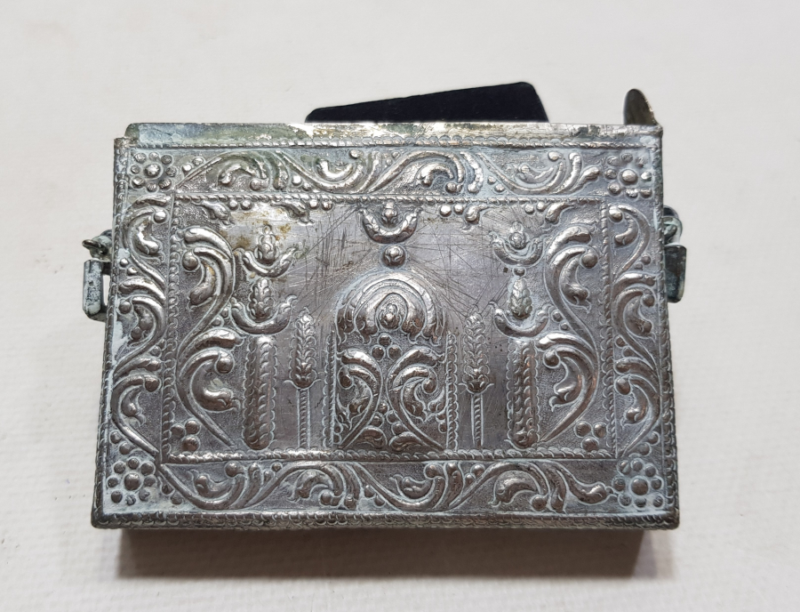 OSMANLI DÖNEMİ GÜMÜŞ ENAM-I ŞERİF KUTUSU