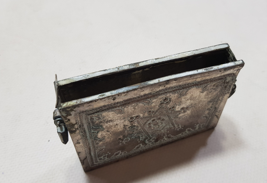 OSMANLI DÖNEMİ GÜMÜŞ ENAM-I ŞERİF KUTUSU