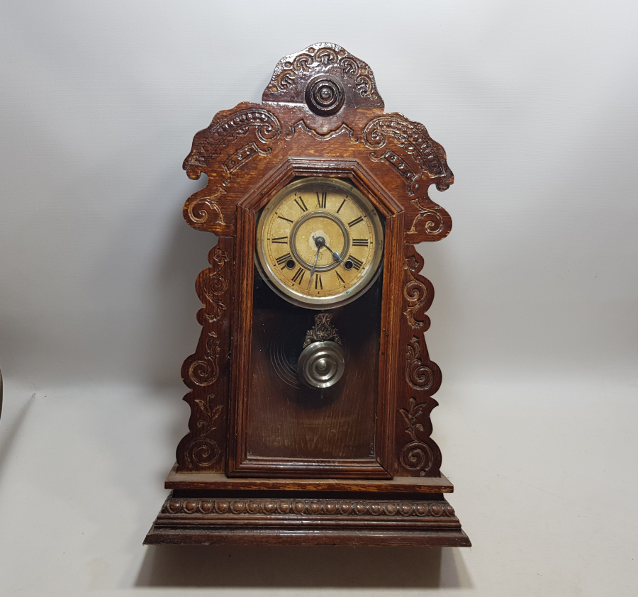 OSMANLI DÖNEMİ NADİR FORMDA BÜYÜK BOY MASA VE DUVAR SAATİ