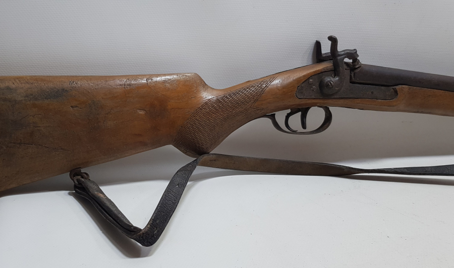 OSMANLI DÖNEMİ YÜKSEK KONDİSYONDA ÇİFTE DOLMA TÜFEK