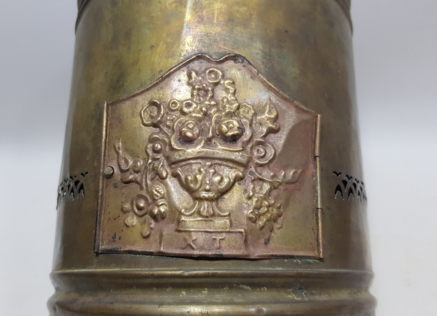 ÜZERİ RUMCA YAZILI OSMANLI DÖNEMİ DEV BOYDA SÜLEYMENİYE İŞİ KAHVECİ KAMİNETOSU RÜZGARLIĞI