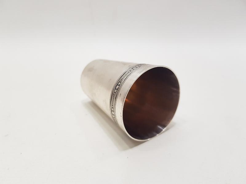 1936 TARİHLİ MASONİK GÜMÜŞ BARDAK