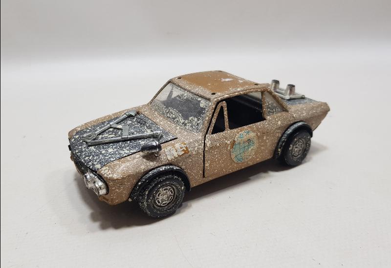 ANTİKA OYUNCAK: İTALYAN MALI LANCIA FULVIA MAKET ARABA