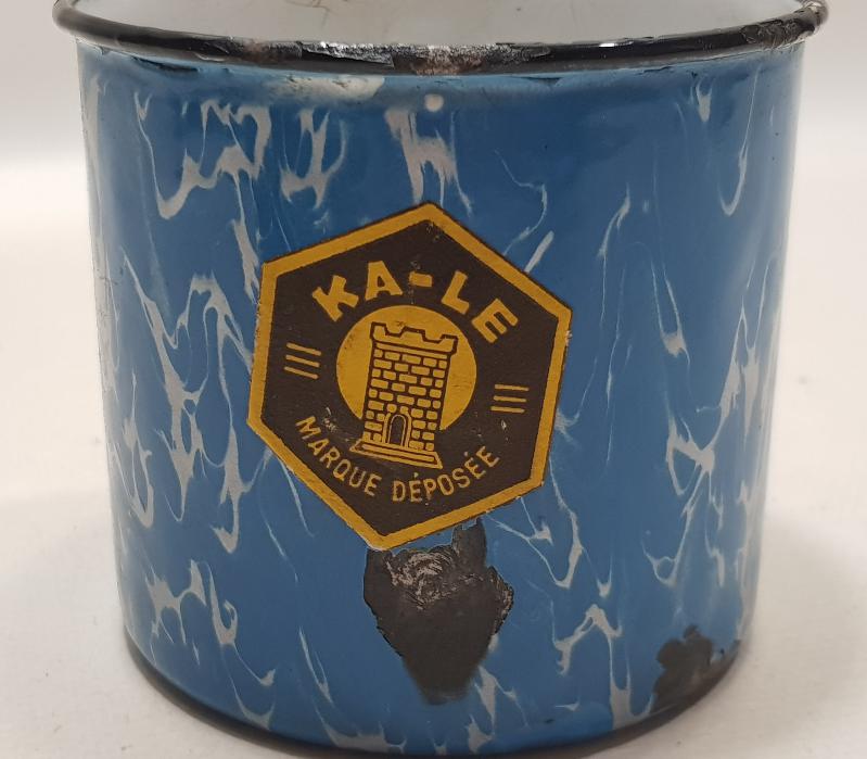 OSMANLI DÖNEMİ KALE MARQUE DEPOSEE EMAYE SU BARDAĞI