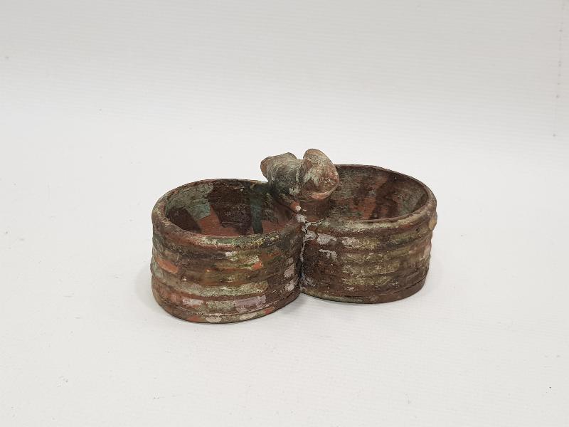 OSMANLI DÖNEMİ KUŞ APLİKLİ ÇOK NADİR ÇANAKKALE BAHARATLIK