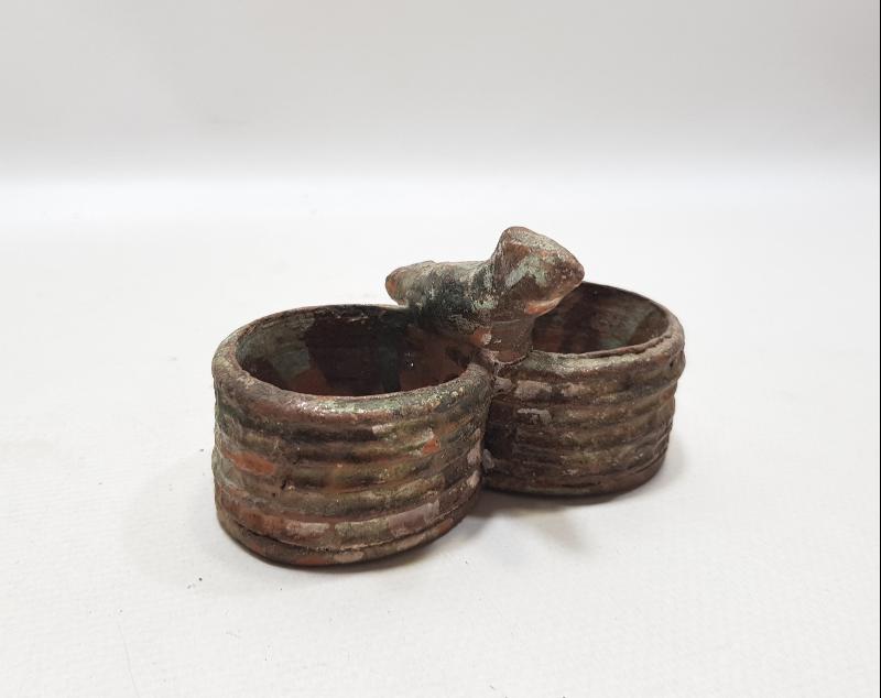 OSMANLI DÖNEMİ KUŞ APLİKLİ ÇOK NADİR ÇANAKKALE BAHARATLIK