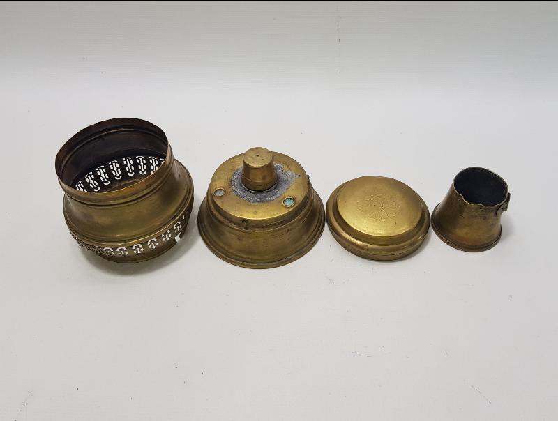 OSMANLICA YAZILI VE MEŞRUTİYET BAYRAKLI ÇOK NADİR KAMİNETO