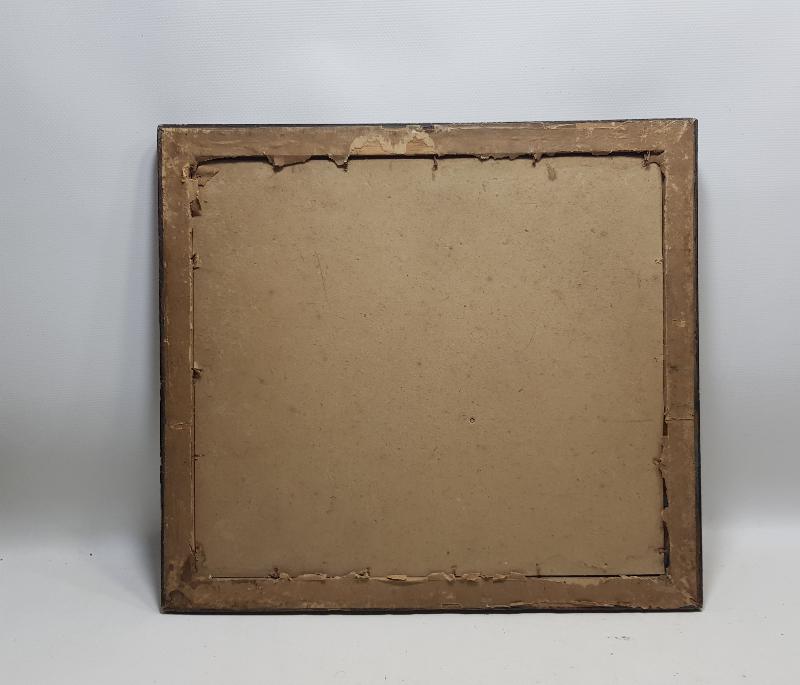 1911 TARİHLİ HAZRETİ İSA GÖRSELLİ HIRİSTİYAN DİNİ GRAVÜR DUVAR PANOSU