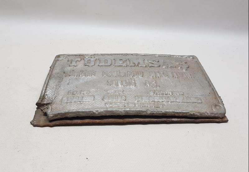 DEMİRYOLU TARİHİ: TÜDEMSAŞ TÜRKİYE DEMİRYOLU MAKİNALARI SANAYİ A.Ş. TABELASI