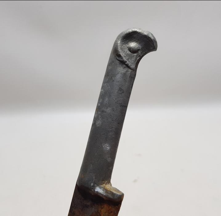 OSMANLI DÖNEMİ KARTAL BAŞI SAPLI SALDIRMA BIÇAK