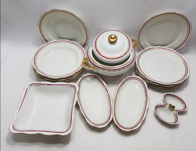 OSMANLI DÖNEMİ KPM PORSELEN 6 KİŞİLİK YEMEK TAKIMI