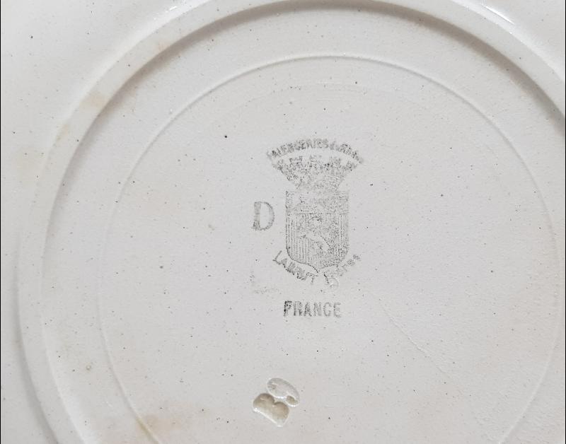 OSMANLI DÖNEMİ MEŞRUTİYET BAYRAKLI AFİYET OLSUN EFENDİM YAZILI PORSELEN TABAK