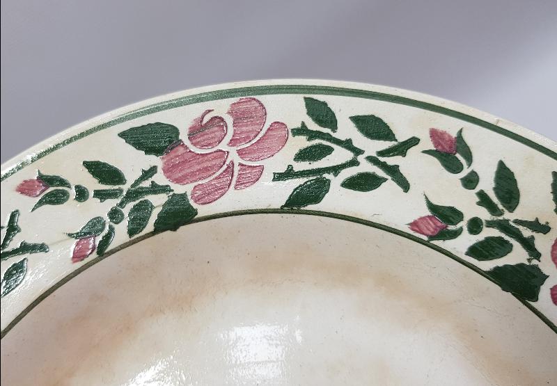 OSMANLI DÖNEMİ MEŞRUTİYET BAYRAKLI AFİYET OLSUN EFENDİM YAZILI PORSELEN TABAK