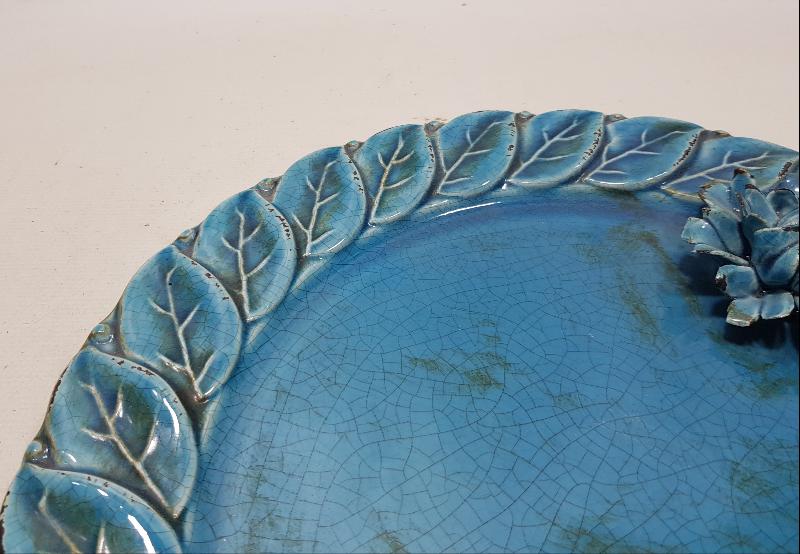 SANATÇI İŞİ BÜYÜK BOY SERAMİK TABAK