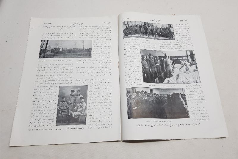 1. DÜNYA SAVAŞI HARP MECMUASI OSMANLICA DERGİ