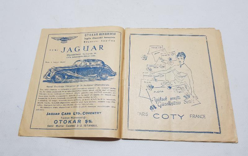 1930'LAR İSTANBUL YEHUDİ MENUHİN KEMAN KONÇERTOSU DAVETİYE KİTAPÇIĞI