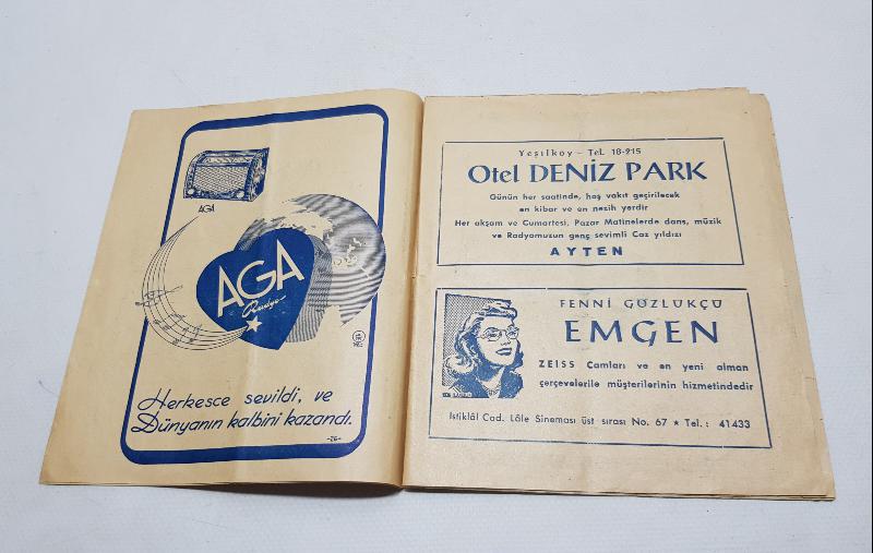 1930'LAR İSTANBUL YEHUDİ MENUHİN KEMAN KONÇERTOSU DAVETİYE KİTAPÇIĞI