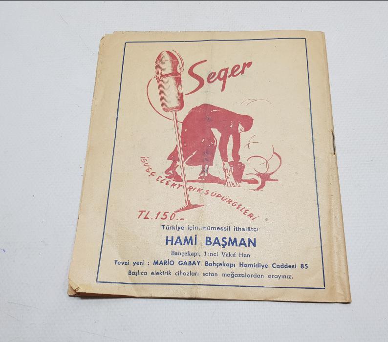 1930'LAR İSTANBUL YEHUDİ MENUHİN KEMAN KONÇERTOSU DAVETİYE KİTAPÇIĞI