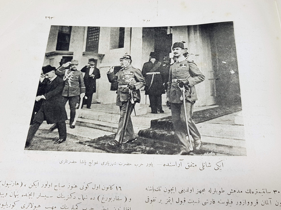 21 ARALIK 1914 ÇANAKKALE SAVAŞI GÖLTZ PAŞA GÖRSELLİ DONANMA MECMUASI