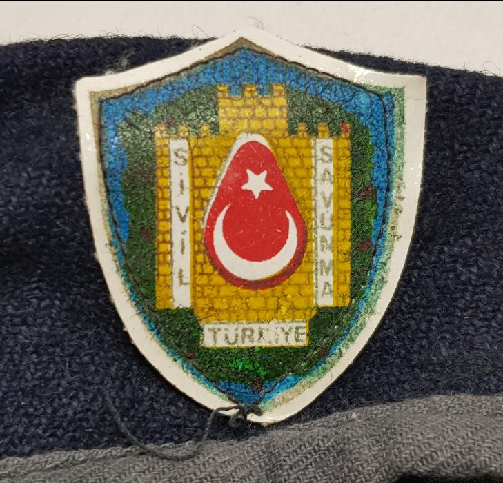 ANTİKA SİVİL SAVUNMA ŞAPKASI