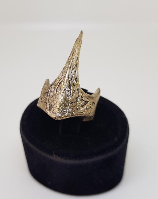 İKİ ADET METALCİ MOTORCU YÜZÜĞÜ