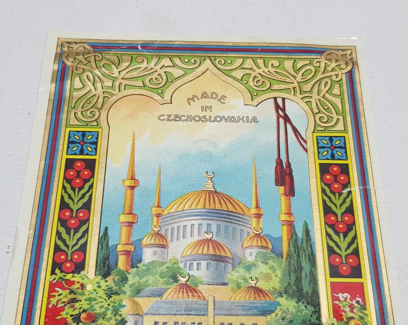 OSMANLI DÖNEMİ FES ETİKETİ 