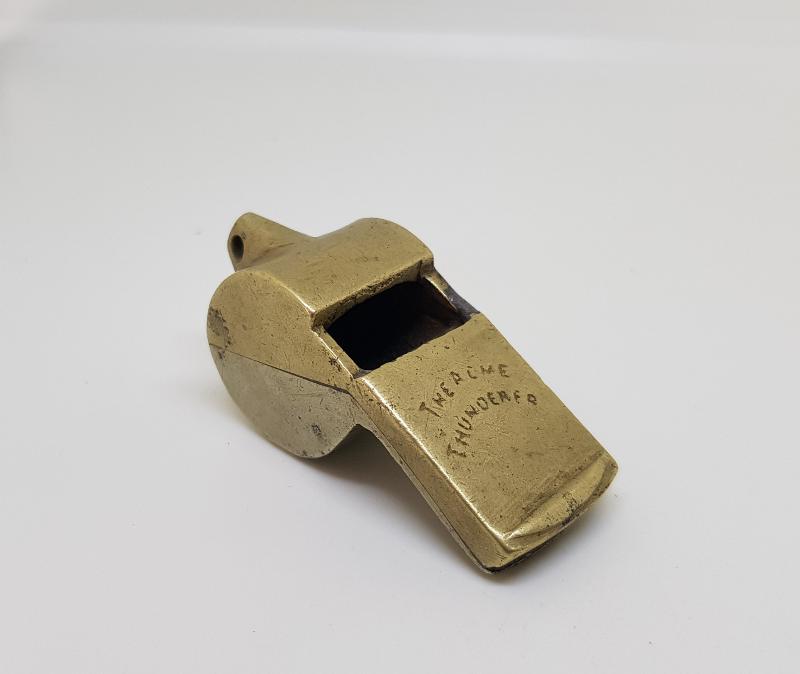 1. DÜNYA SAVAŞI THE ACME THUNDERER YAZILI ASKER SİPER DÜDÜĞÜ