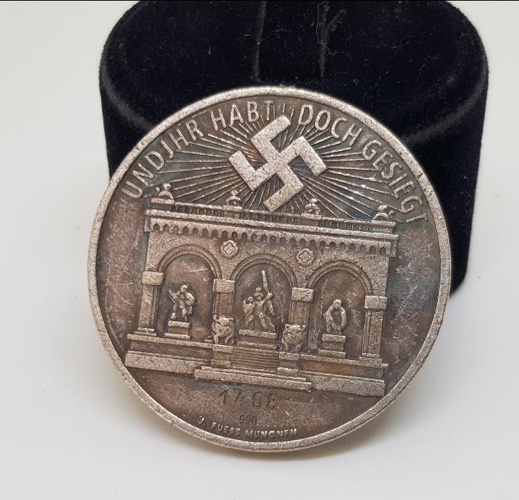 1923-1933 TARİHLİ ÇOK NADİR NAZİ ALMAN MADALYASI 