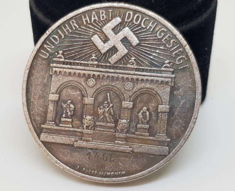 1923-1933 TARİHLİ ÇOK NADİR NAZİ ALMAN MADALYASI 