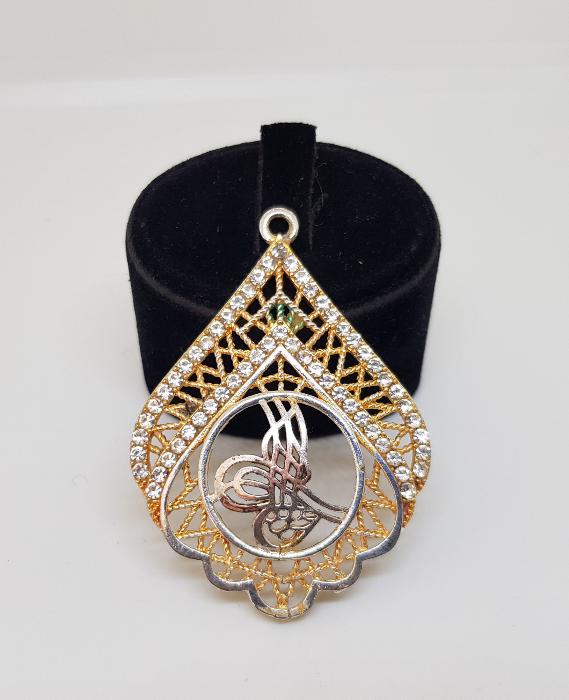 TUĞRALI BÜYÜK BOY KOLYE UCU