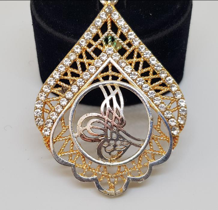 TUĞRALI BÜYÜK BOY KOLYE UCU