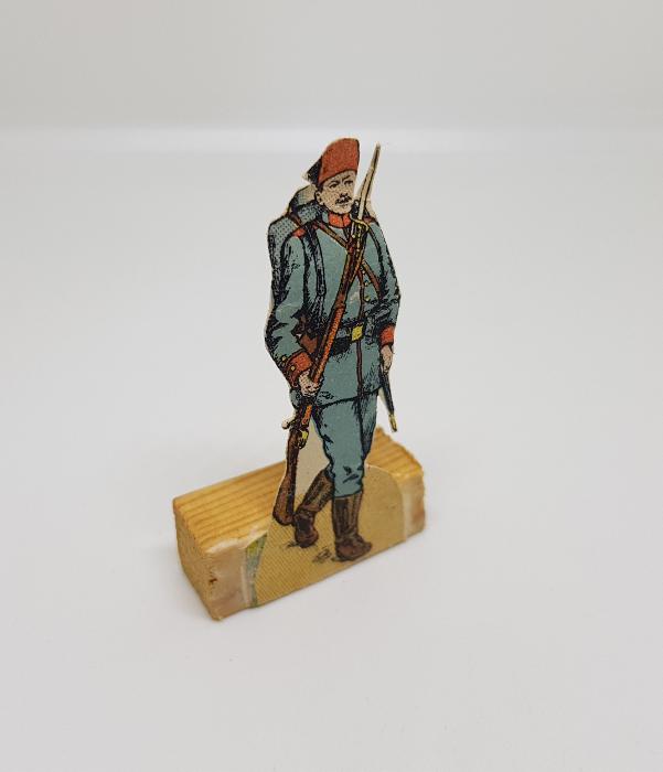 1. DÜNYA SAVAŞI DÖNEMİ ÇOK NADİR KAĞIT TÜRK ASKERİ FİGÜR